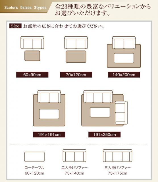 スーパSALE10倍＆4時間限定10％OFF 自然素材ラグ 純国産ブロックデザインい草ラグ ふっくら 12mm 191×250cm