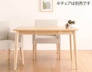 スーパSALE10倍＆4時間限定10％OFF ダイニングテーブル ダイニング 天然木 アッシュ材 ゆったり座れるダイニングシリーズ ダイニングテーブル単品 W115