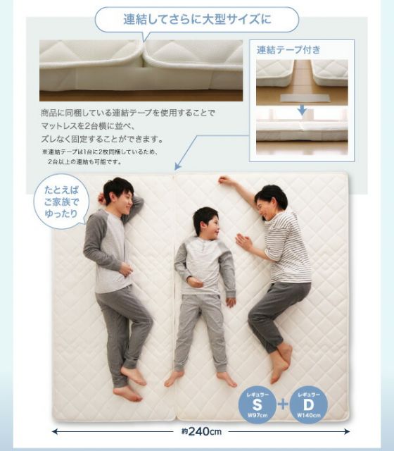 スーパSALE10倍＆4時間限定10％OFF MITAS寝具SELECT マットレス 折りたたみ 折り畳み 収納 来客用 ゲスト ポケットコイル 快眠 敷布団 薄型 軽量 高通気 シングル ショート丈