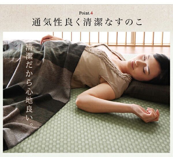スーパSALE10倍＆4時間限定10％OFF お客様組立 美草・日本製 小上がりにもなるモダンデザイン畳収納ベッド ワイド 40mm厚 セミダブル