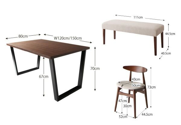 スーパSALE10倍＆4時間限定10％OFF ダイニングテーブル ダイニング ヴィンテージテイスト スチール脚ダイニングシリーズ ダイニングテーブル単品 W150