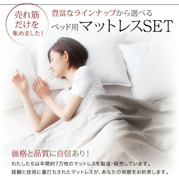 スーパSALE10倍＆4時間限定10％OFF モダンライト・棚・コンセント付きデザインフロアローベッド スタンダードボンネルコイルマットレス付き ダブル