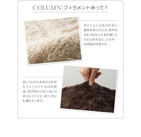 スーパSALE10倍＆4時間限定10％OFF こたつ布団セット ラビットファータッチ 省スペースこたつ布団 掛布団&敷布団2点セット 正方形(75×75cm)天板対応