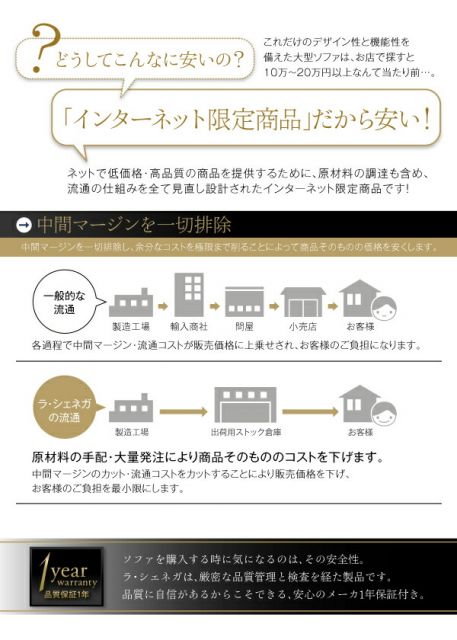 スーパSALE10倍＆4時間限定10％OFF コーナーカウチソファ レイアウト自由 家族でリビングを囲める大型モダンデザインコーナーカウチ オットマン