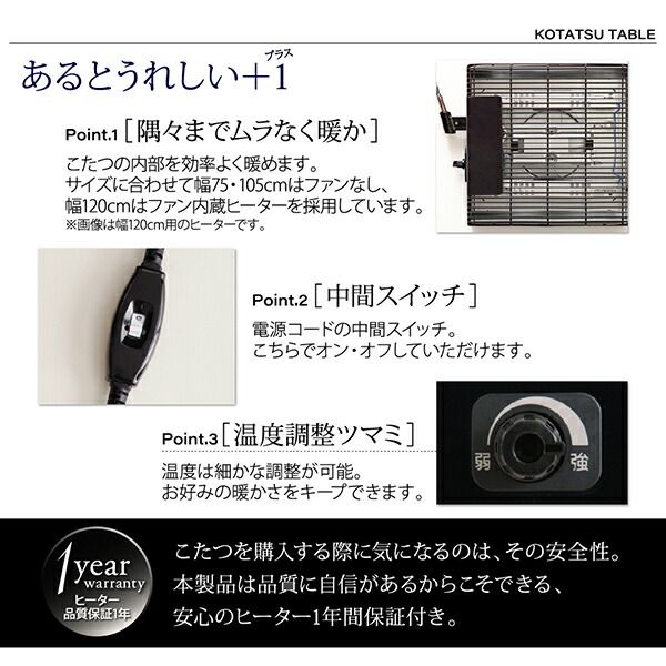 スーパSALE10倍＆4時間限定10％OFF こたつ布団セット アーバンモダンデザインこたつ 省スペースタイプ 掛布団&敷布団2点セット 4尺長方形(80×120cm)天板対応