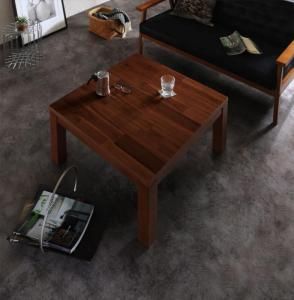 スーパSALE10倍＆4時間限定10％OFF こたつテーブル 天然木モザイク調デザイン継脚こたつテーブル 正方形(75×75cm)