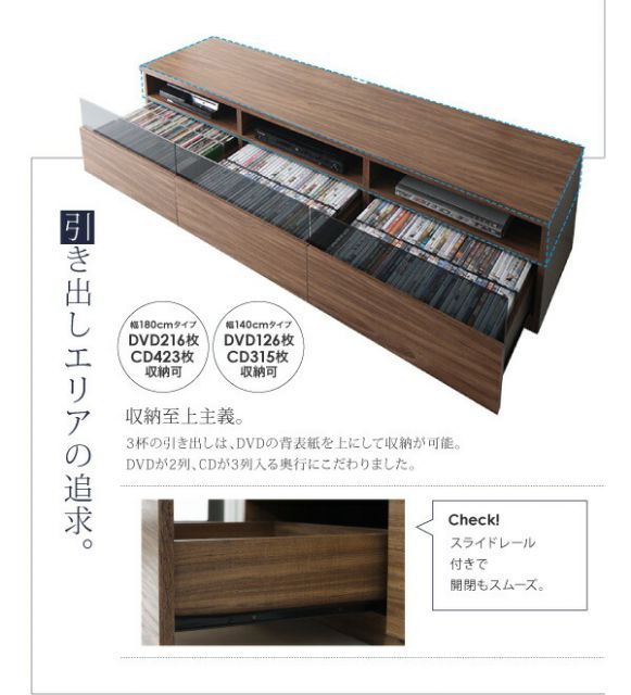 スーパSALE10倍＆4時間限定10％OFF リビングボードが選べるテレビ台シリーズ 3点セット(テレビボード+チェスト×2) 幅180