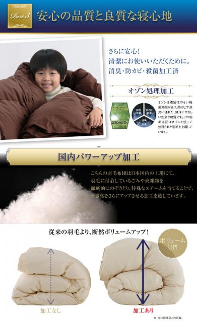 スーパSALE10倍＆4時間限定10％OFF MITAS寝具SELECT 羽毛布団 日本製 防カビ消臭 エクセルゴールドラベル洗えるフランス産ダックダウン90％10点セット ベッドタイプ キング10点セット