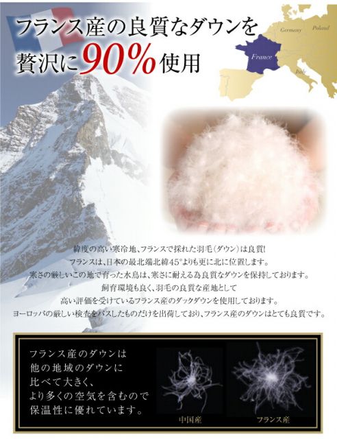 スーパSALE10倍＆4時間限定10％OFF MITAS寝具SELECT 極厚布団 フランス産ダックダウンエクセルゴールド洗える羽毛布団8点セット プレミアム敷布団タイプ 硬わた入り極厚ボリュームタイプ セミダブル8点セット