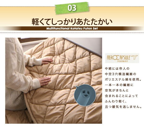 スーパSALE10倍＆4時間限定10％OFF こたつ布団セット 洗える ホコリが付きにくい多機能こたつ布団 掛布団&敷布団2点セット 正方形(90×90cm)天板対応