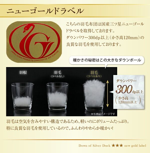 スーパSALE10倍＆4時間限定10％OFF MITAS寝具SELECT 羽毛布団 日本製防カビ消臭 ダックダウン ニューゴールドラベル 羽毛布団10点セット ベッドタイプ キング10点セット