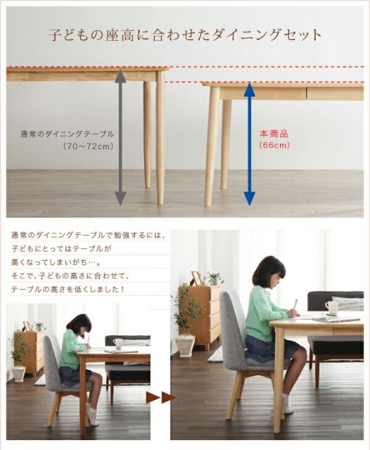 スーパSALE10倍＆4時間限定10％OFF ダイニングテーブル 子供の高さに合わせた リビング学習ダイニングシリーズ ダイニングテーブル単品 W120