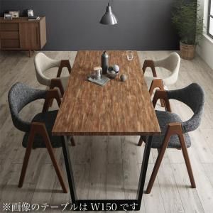 スーパSALE10倍＆4時間限定10％OFF ダイニングセット（テーブル&チェア） 古木風×スチール脚ナチュラルモダンデザインダイニング 4人 5点セット(テーブル+チェア4脚) WBR W120