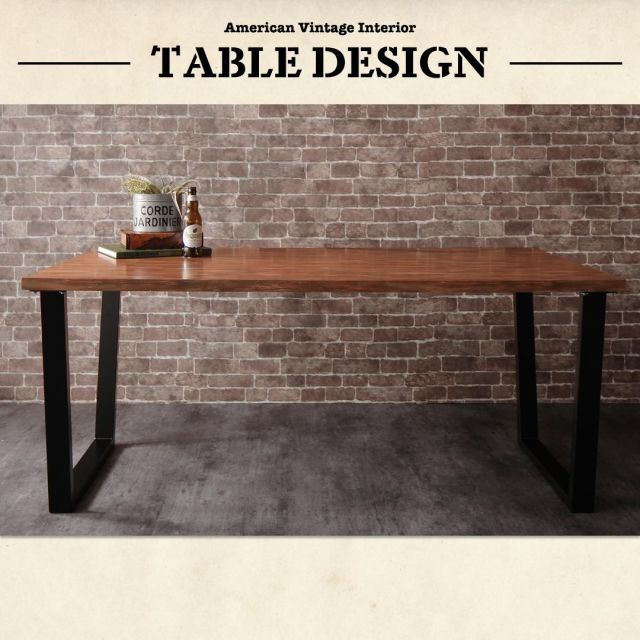 スーパSALE10倍＆4時間限定10％OFF ダイニングセット（テーブル&ソファ チェア） 古木風 ヴィンテージ アメリカンスタイル リビングダイニング 4人 4点セット(テーブル+ソファ1脚+アームソファ1脚+チェア1脚) 右アーム W150