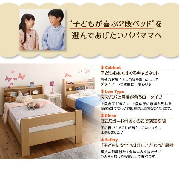 スーパSALE10倍＆4時間限定10％OFF MITAS寝具SELECT 子どもが喜ぶ・棚・コンセント付きロータイプ二段ベッド 専用別売品(2段ベッド用パッド＆シーツ2点セット) 1個 シングル