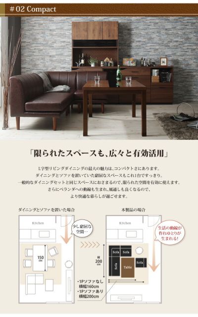 スーパSALE10倍＆4時間限定10％OFF ダイニングセット（テーブル&ソファ） こたつもソファも高さ調節 アーバンモダン・リビングダイニングセット 4人 5点セット(テーブル+2Pソファ1脚+1Pソファ2脚+コーナーソファ1脚) W120