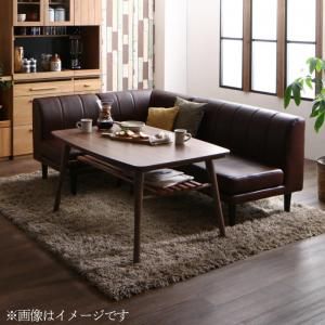 スーパSALE10倍＆4時間限定10％OFF こたつもソファも高さ調節できる 棚付きリビングダイニングセット 3人 4点セット(テーブル+2Pソファ1脚+1Pソファ1脚+コーナーソファ1脚) W105