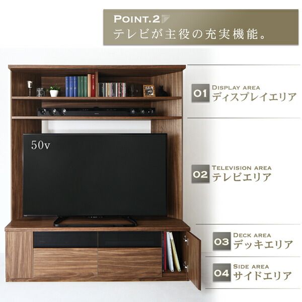 スーパSALE10倍＆4時間限定10％OFF テレビ台 ハイタイプ 大型テレビ対応 ハイタイプコーナーテレビボード ウォールナット テレビボード TV台 ハイタイプ コーナー 55型 55インチ 50型 50インチ 大型テレビ 収納