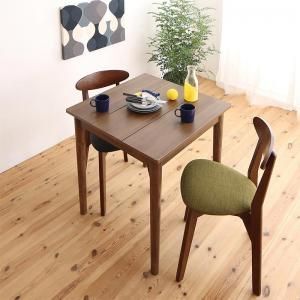 スーパSALE10倍＆4時間限定10％OFF ダイニングセット（テーブル&チェア） １Kでも置ける横幅68cmコンパクトダイニングセット 2人 3点セット(テーブル+チェア2脚) ブラウン W68