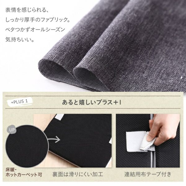 スーパSALE10倍＆4時間限定10％OFF セット フロアコーナーソファ ソファ フロアソファ こたつ こたつソファ コーナー コーナーソファ 床生活 ローソファ 布 ファブリック グレー ネイビー ソファ4点セット 1P+2P+コーナー×2