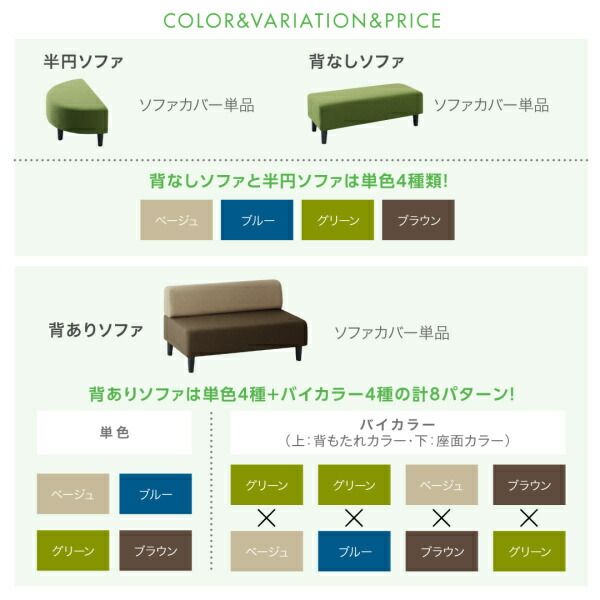 スーパSALE10倍＆4時間限定10％OFF スタンダードソファ デザインソファ 空間に合わせて色と形を選ぶカバーリング待合ロビーソファ ソファ3点セット 半円+背あり+背なし 専用棚付 2P×3