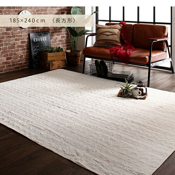 スーパSALE10倍＆4時間限定10％OFF ラグ ラグにもピッタリのサンドウォッシュキルトマルチカバー 185×240cm