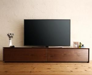 スーパSALE10倍＆4時間限定10％OFF リビング収納 チェスト キャビネット タンス テレビ台 国産完成品天然木 和モダンデザイン ガラス突板テレビボード 幅200