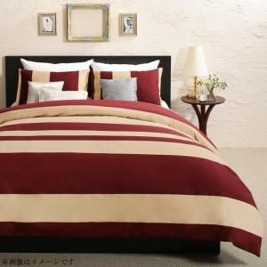 スーパSALE10倍＆4時間限定10％OFF MITAS寝具SELECT 掛け布団カバー 布団カバーセット 日本製・綿100％ エレガントモダンボーダーデザインカバーリング 布団カバーセット 和式用 50×70用 ダブル4点セット