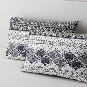 スーパSALE10倍＆4時間限定10％OFF MITAS寝具SELECT 枕カバー 日本製・綿100％ 地中海リゾートデザインカバーリングシリーズ 枕カバー 1枚 43×63用