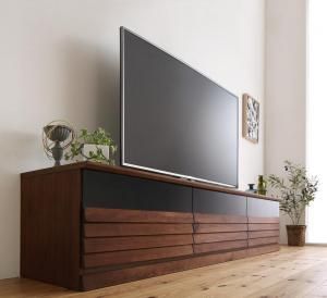 スーパSALE10倍＆4時間限定10％OFF リビング収納 チェスト キャビネット タンス テレビ台 完成品天然木テレビボード 幅202