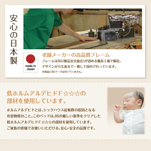スーパSALE10倍＆4時間限定10％OFF MITAS寝具SELECT お客様組立 日本製・布団が収納できる大容量収納畳連結ベッド ベッドフレームのみ クッション畳 ワイドK280 42cm