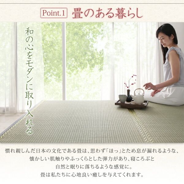 スーパSALE10倍＆4時間限定10％OFF お客様組立 布団が収納できる棚・コンセント付き畳ベッド 洗える畳 セミダブル