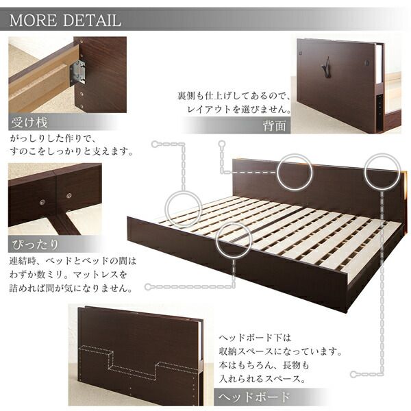 スーパSALE10倍＆4時間限定10％OFF 高さ調整できる国産ファミリーベッド スタンダードポケットコイルマットレス付き シングル