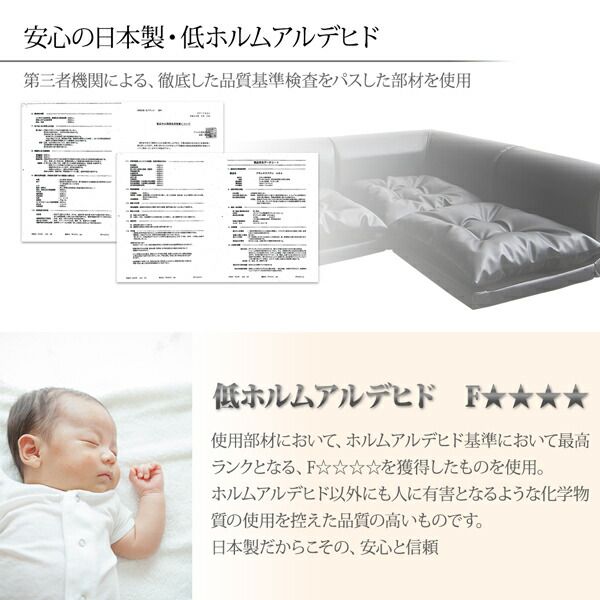 スーパSALE10倍＆4時間限定10％OFF フロアコーナーソファ ソファ4点セット 1P+2P+コーナー×2