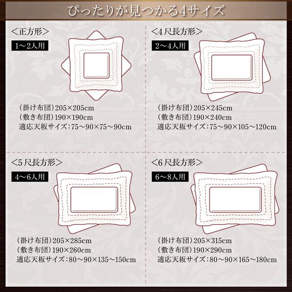 スーパSALE10倍＆4時間限定10％OFF こたつ こたつ布団 おしゃれ つやのあるシェニール織＆とろけるフランネル裏地こたつ布団 こたつ用掛け布団単品 5尺長方形(90×150cm)天板対応