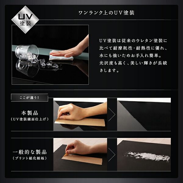 スーパSALE10倍＆4時間限定10％OFF こたつテーブル ワイドサイズ 鏡面仕上げ アーバンモダンデザインこたつテーブル 5尺長方形(80×150cm)