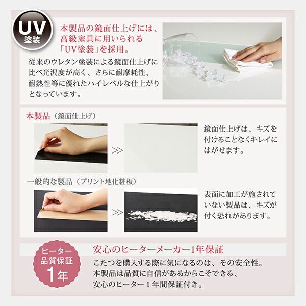 スーパSALE10倍＆4時間限定10％OFF こたつ布団セット エレガントモダンデザインこたつ 掛布団&敷布団2点セット 長方形(75×105cm)