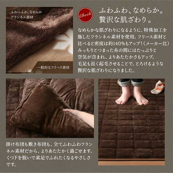 スーパSALE10倍＆4時間限定10％OFF こたつ布団セット 古木風ヴィンテージデザインこたつ こたつ3点セット(テーブル＋掛・敷布団) 4尺長方形(80×120cm)