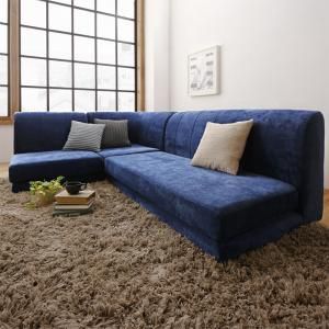 スーパSALE10倍＆4時間限定10％OFF フロアソファ こたつ天板サイズに合わせて選べる洗えるフロアコーナーソファ W120天板対応サイズ 1P+2P+コーナー