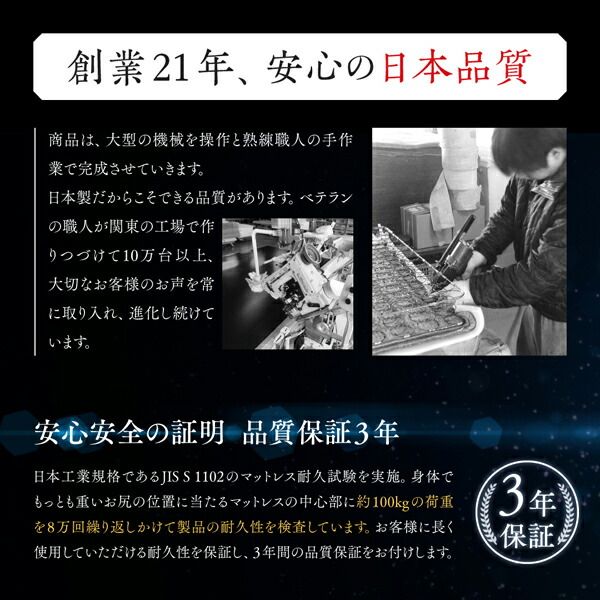 スーパSALE10倍＆4時間限定10％OFF MITAS寝具SELECT 敷き布団 マットレス 国産 高通気性ボンネルコイルマットレス セミダブル