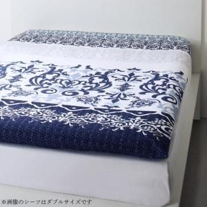 スーパSALE10倍＆4時間限定10％OFF MITAS寝具SELECT 敷布団カバー シーツ 布団カバー 綿100 やわらか肌触りのしわになりにくい リゾートデザインカバーリングシリーズ 和式用フィットシーツ単品 セミダブル
