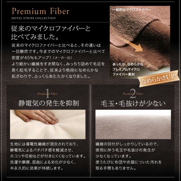 スーパSALE10倍＆4時間限定10％OFF MITAS寝具SELECT 掛け布団カバー 布団カバーセット 冬のホテルスタイル プレミアム毛布とモダンストライプのカバーリングシリーズ 布団カバーセット ベッド用 キング4点セット
