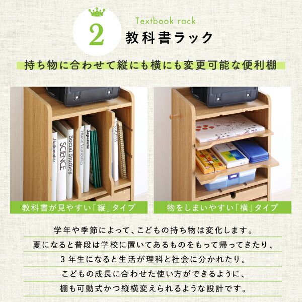 スーパSALE10倍＆4時間限定10％OFF 子供用収納 リビングワゴンにもなるランドセルラック