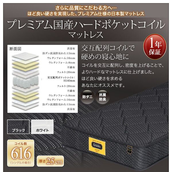 スーパSALE10倍＆4時間限定10％OFF 高級ウォルナット材ツインベッド ボンネルコイルマットレス付き ツイン（S+SD）