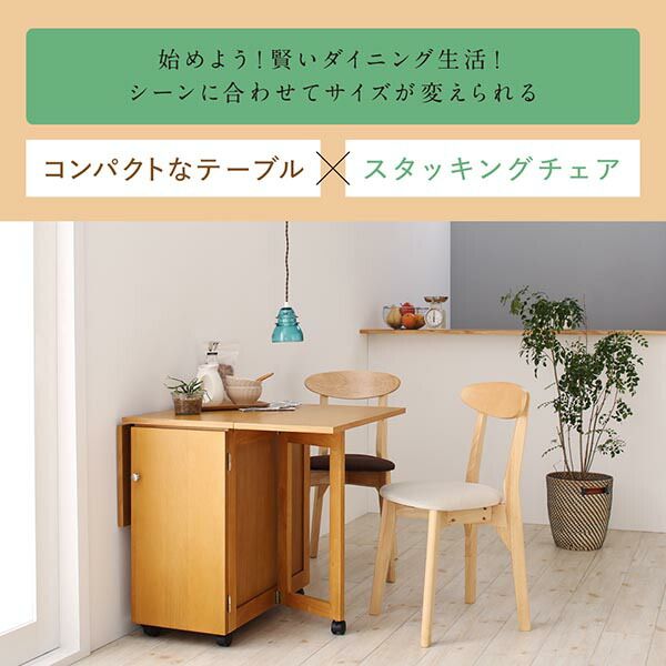 スーパSALE10倍＆4時間限定10％OFF ダイニングテーブル 伸縮 収納庫付き両側バタフライ天板コンパクト伸縮ダイニングシリーズ ダイニングテーブル単品 W40-100