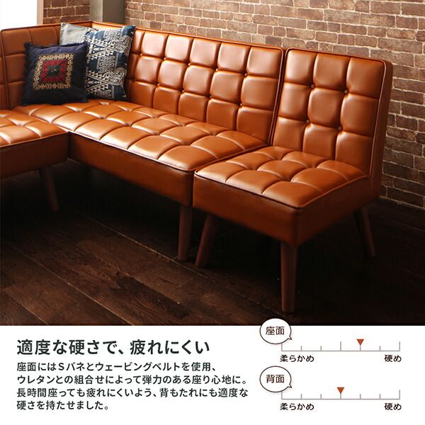 スーパSALE10倍＆4時間限定10％OFF ソファ ソファー ダイニングソファ ダイニング こたつもソファも高さ調節 ヴィンテージリビングダイニングシリーズ ダイニングソファ 2点セット 左アーム 2P+2P