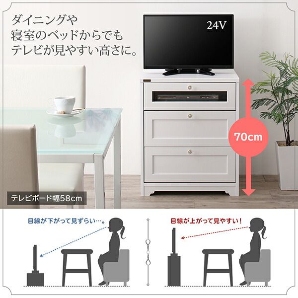 スーパSALE10倍＆4時間限定10％OFF 玄関収納 ドレッサー 収納 白基調のシンプルガーリー収納家具シリーズ クローゼット 高さ150