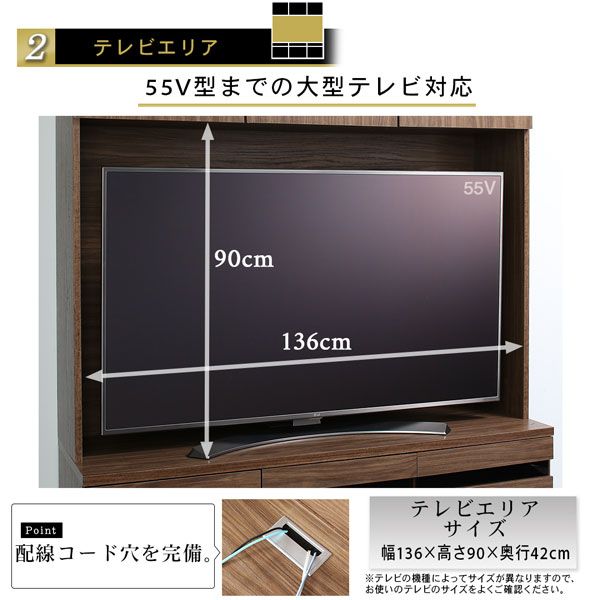 スーパSALE10倍＆4時間限定10％OFF ハイタイプテレビボードシリーズ  3点セット(テレビボード+キャビネット×2) ガラス扉