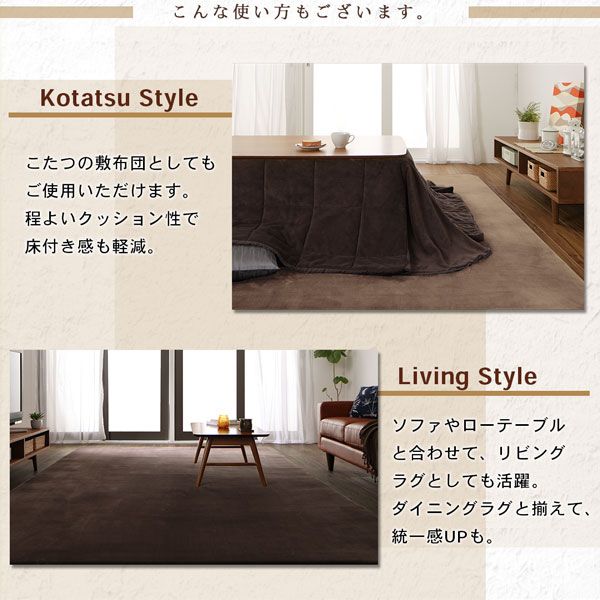 スーパSALE10倍＆4時間限定10％OFF キッチンマット ダイニングラグ はっ水機能のマイクロファイバーフランネルダイニングラグ 130×185cm