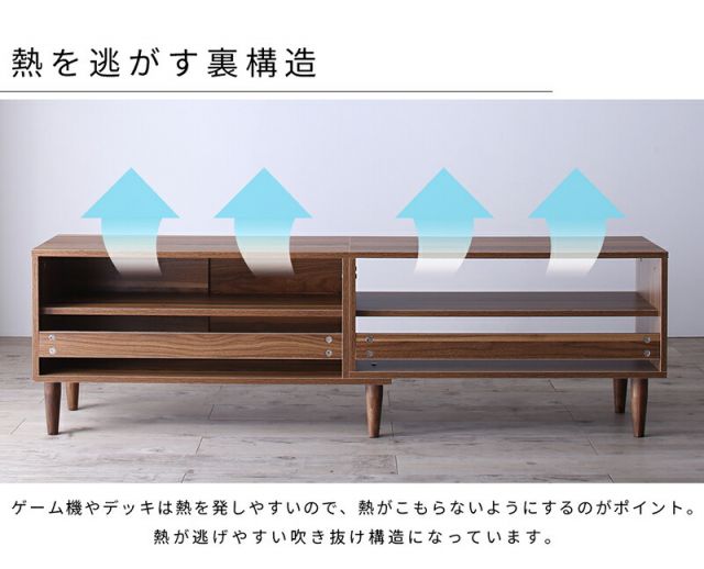 スーパSALE10倍＆4時間限定10％OFF テレビ台 ローボード 150 150cm テレビボード 大型テレビ 60 55 50 TV台 ウォールナット シンプル モダン デザイン 50インチ 55インチ 60インチ おしゃれ ロータイプ